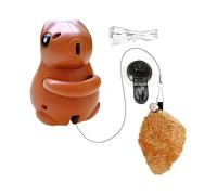 dewdat Jouet pour Chat en Forme D'Écureuil | Jouet Puzzle Interactif pour Chats | Accessoires de Jeu pour Chaton Forme Écureuil Destinés aux Animaux Mur Porte Chambre Salon