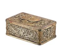 dewdat Music Boxes | 3D Embossed Automaton Singing Bird Desktop Ornaments | Vintage Music Box | for Living Room Bedroom Table Shelf Lockers Bookshelves