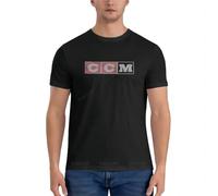 dewe3tdesdEU Summer-Men-t-Shirt-Black-Man-Tshirt-CCM-Logo-Essential-T-Shirt-Custom-t-Shirts-t