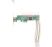 Dewedrt Adaptateur PCIE vers PCI Carte d'extension PCI Express X1 A PCI Ensemble de puces ASM1083 avec connecteur d'alimentation de 4