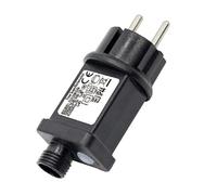 Dewedrt Bloc d'alimentation de prise de transformateur 24 V adapté pour Noël, Halloween, décorations d'équipements LED, prise UE