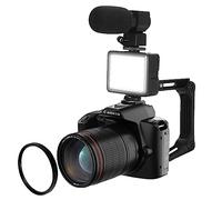 Dewedrt Caméra photo numérique 4K WiFi Web Cam Vintage Vlog Video Recorder 64MP Camera Camera Zoom Blogging Camera B