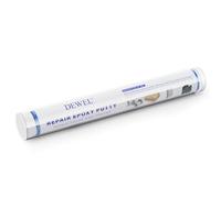 DEWEL Pâte à réparer epoxy 114g - Mastic de réparation multi-usages, perçable & ponçable - Mastic epoxy bicomposante étanche - Pour le métal/le bois/les plastiques durs/la céramique (Blanc，1 bâton)