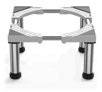 DEWEL Support de réfrigérateur,hauteur réglable 23-26 cm,convient aux lave-vaisselle,congélateurs,armoires et appareils stationnaires(plage de réglage de la longueur : 45 à 67 cm).