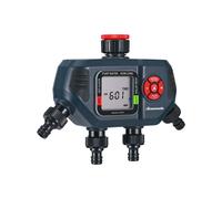 Dewenwils Programmateur d’arrosage, 4 sorties, 4 programmes d’arrosage par zone, minuterie d’arrosage pour le jardin, minuterie d’arrosage automatique avec retard de pluie, modes manuel et automatique