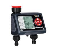 Dewenwils Programmateur d'arrosage avec 2 Sorties indépendantes, minuterie d'arrosage pour Jardin, Jours de la Semaine programmables, 4 arrosages par Sortie par Jour, étanche, certifié CE…