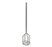 DEWEPRO Agitateur à panier Ø 100 mm avec anneau et emmanchement hexagonal pour perceuse/visseuse sans fil - Longueur = 500 mm - Mélangeur à mortier - Mélangeur à mortier - Fouet mélangeur