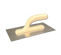 DEWEPRO® ECO Truelle de Lissage 270x130mm - Platoir - Lame en Acier Inoxydable avec Poignée Ergonomique en Plastique Imperméable