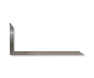DEWEPRO® Équerre de charpentier avec trous de traçage 70 x 30 cm - En acier inoxydable - Très élastique grâce à l'acier à ressort - Outil de jonction en fer d'angle