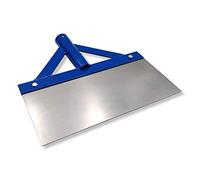 DEWEPRO Grattoir à peinture - Extra stable avec entretoises et lame en acier à ressort - Largeur : 300 mm - Sans manche