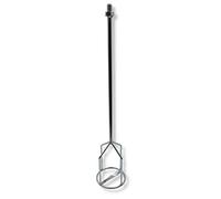 DEWEPRO® Mélangeur à Cage Ø120 mm avec Raccord M14 - Longueur 600 mm - Compatible Perceuse et Visseuse - Idéal pour Mortier, Colle, Peintures, Enduits et Mastics - Robuste et Anti-Corrosion