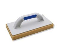 DEWEPRO® Platoir à éponge, platoir de nettoyage du carrelage avec tampon en éponge de 30 mm, 280 x 140 mm, poignée à 2 composants