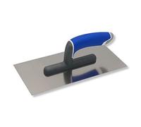 DEWEPRO® Platoir - Truelle de Lissage 270x130mm avec Lame en Acier Inoxydable - Manche Ergonomique 3-Composants