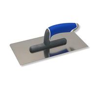 DEWEPRO® Truelle à coins arrondis 270 x 130 mm - Truelle lisse - Truelle avec lame en acier inoxydable - 270 x 130 mm - Lisseur - Lisseur - Redresseur