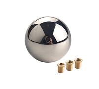 DEWHEL Aluminum Manual Stick Shift Knob Polish Chrome for Honda Mazda Subaru Toyota Mitsubishi Nissan Chrysler Jeep Wrangler etc