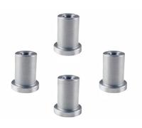 DEWHEL Lot de 4 écrous à souder filetés 3/8-16 en acier pour châssis