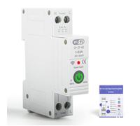 DEWIN 1P 63A Tuya WiFi Disjoncteur Intelligent Minuterie Compteur D'énergie Voix Télécommande Commutateur