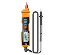 DEWIN A3003 Multimètre Numérique de Type Stylo, Testeur électrique avec NCV Testeur de Capacité de Résistance de Tension AC/DC NCV 4000 Points(Jaune)
