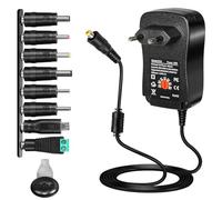 DEWIN Adaptateur Secteur Universel, Alimentation Universelle 30W AC vers DC 3V-12V Adaptateur Secteur Multi Tension Prise UE