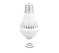 DeWin Ampoule de Détecteur de Mouvement PIR, E27 Détection Intelligente Détecteur de Mouvement Infrarouge PIR Ampoule LED (Wattage : 9W)