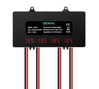 DeWin Batterie Equalizer, égaliseur de Batterie 48V Affichage numérique Équilibreur de Batterie 4 x 12V for Batterie au Lithium Plomb-Acide