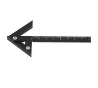 DEWIN Centre Angle Scribe Gauges Sèche Center Scribe Gauges Ligne Circle Marker 45 Angle D'angle D'angle 90 Degrés Alloy D'aluminium Impérial pour la Mesure du Travail du Bois