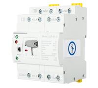 DEWIN Commutateur de Transfert,G2R 4P Commutateur de Transfert Automatique ATS Commutateur de Transfert Automatique à Double Alimentation Sélecteurs électriques 220V 63A Rail DIN
