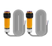 DeWin Commutateur Photoélectrique, 2 pièces Interrupteur de Proximité Capteur Photoélectrique Infrarouge Commutateur NPN DC 6V-36V 5 m
