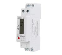 DeWin Compteur électrique, Compteur d'énergie Monophasé kWh Mètre sur Rail Din LCD Consommation d'énergie numérique Wattmètre 1P 5 (32) A 220V