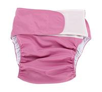 DEWIN Couche lavable Adulte Grande,Couche pour Personne Agée Tissu de Soins D'incontinence Couche Réglable Réutilisable et Lavable pour Les Personne Agée (Rose)