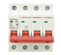 DEWIN Disjoncteur 63A, 4P Disjoncteur Photovoltaïque CC Disjoncteur Protecteur Interrupteur pour Solaire et Petit Systèmes de Production d'Énergie