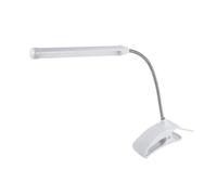 DeWin Lampe de Lecture à Clip LED, Lampe de Lecture à Pince USB à Pince USB Lampe de Lecture de Bureau 3 Couleurs(Blanc)