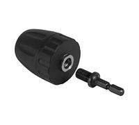 DEWIN Mandrin Visseuse, Adaptateur Foret Visseuse 3/8-24UNF 0.8-10MM Clip de Mandrin de Foret Sans Clé avec Adaptateur de Tige Hexagonale 1/4 ''