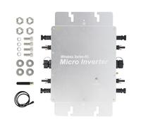 DeWin Micro Onduleur Solaire, MPPT Grid Tie Inverter Étanche Connecté au Réseau Onduleur avec Système de Surveillance de Téléphone Mobile WiFi for Panneau Solaire Centrale Électrique de Balcon 1200W
