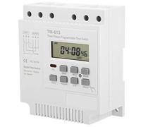 DEWIN Minuterie Programable, TM-163 Triphasé 380V Relais Temporisé Commutateur de Minuterie de Puissance de Contrôle Hebdomadaire Numérique Intelligent pour Moteur Triphasé 350V-420VAC