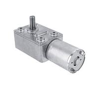 DeWin Moteur à engrenages réversibles DC12V, Moteur à engrenages à vis sans fin à couple élevé CW/CCW, pour Fenêtres, Ouvre-porte, Treuil Miniature (5 tr/min)