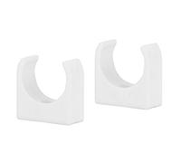 DEWIN Pinces de Tuyau 20pcs 16/20/25/32 Mm U Tuyau de Tuyau en Forme de Tuyau à Eau Clips Fixes avec Vis pour Tuyau (25 mm + vis 20pcs)