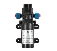 DEWIN Pompe à eau, Micro pompe à eau à membrane Commutateur Automatique 4L/min Pulvérisateur d'eau de Lavage de Voiture Haute Pression 24V 60W