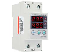 DEWIN Protecteur de Courant de Tension, Protecteur de Courant de Surtension et de Sous-tension Réglable Monophasé Intelligent 63A AC 230V