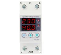 DeWin Protecteur de Courant de Tension, Protecteur de Courant de Surtension et de sous-Tension Réglable Monophasé Intelligent 40A AC 230V