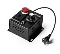 DeWin Régulateur de Tension, SCR Variateur de Vitesse du Ventilateur Gradateur Contrôleur de Vitesse pour Moteur Haute Puissance Contrôleur Variateur AC 220V 5000W