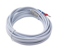 DEWIN Sonde de Thermostatique de Chauffage Par Le Sol,Accessoire Thermostat de Chauffage Par Le Sol,Câble De Sonde De Température de Sol 3 Mètres