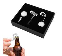 DEWIN Tire Bouchon Golf, Set Cadeau Accessoire de Vin de Luxe, Ensemble en Forme de Golf Tire Bouchon Ouvre Bouteille Tire Bouchon de Cuisine Bar