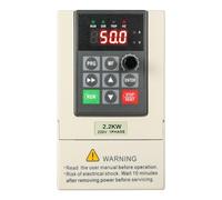 DeWin Variateur de Fréquence, Contrôleur de Vitesse VFD Entrée Monophasée Sortie Triphasée Convertisseur de Fréquence VFD Convertisseur de Vitesse du Moteur 2,2kW 220V