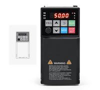 DeWin Variateur de Fréquence, Onduleur VFD 1.5 KW 5A 380V Entrée triphasée, 380V Sortie triphasée pour Moteur de Broche CNC Contrôle de Vitesse