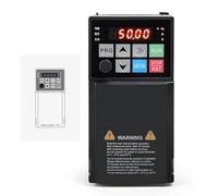 DeWin Variateur de Fréquence, Onduleur VFD 2.2KW 5.8A 380V Entrée triphasée, 380V Sortie triphasée pour Moteur de Broche CNC Contrôle de Vitesse