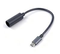 DewinLVD Câble d'alimentation Mini USB C vers DC, adaptateur secteur étanche compatible avec les chargeurs de banque d'alimentation mobile USB C PD 100 W, 0,2 m, 18 AWG