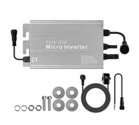 DewinLVD Micro Onduleur Solaire, MPPT Onduleur Solaire Connecté pour Panneau Solaire WiFi Micro Onduleur Sinusoïdale Pure IP65 Étanche DC18V-50V vers AC230V