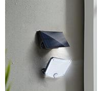 DewinLVD Projecteurs solaires à LED d'extérieur Lampes solaires de jardin Spot LED d'extérieur solaire avec capteur de mouvement 120° de l'angle d'éclairage 3 modes d'éclairage Avec télécommande.