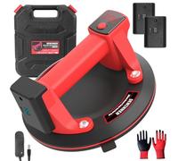 DEWINNER 8'' Ventouse Carrelage avec 2*3000mAh Batterie, D'un Écran LCD Ventouse Electrique, D'une Fonction de Remplissage Automatique, Capacité de Charge Max 200 kg, Adapté au Verre et au Carrelage